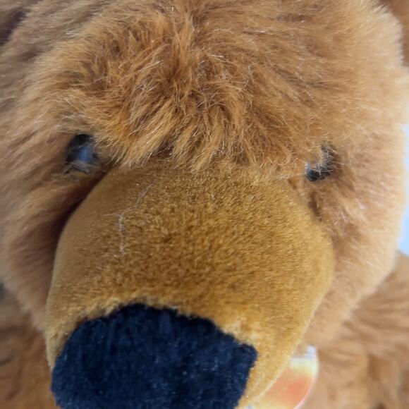 Vintage Soft Classics 1995 Large Russet Brown Stuffed Plush Bear Toy's R US - Picture 3 of 16
